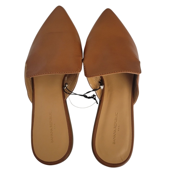 Banana Republic Women's Brown Mules Size 8 - Picture 1 of 13